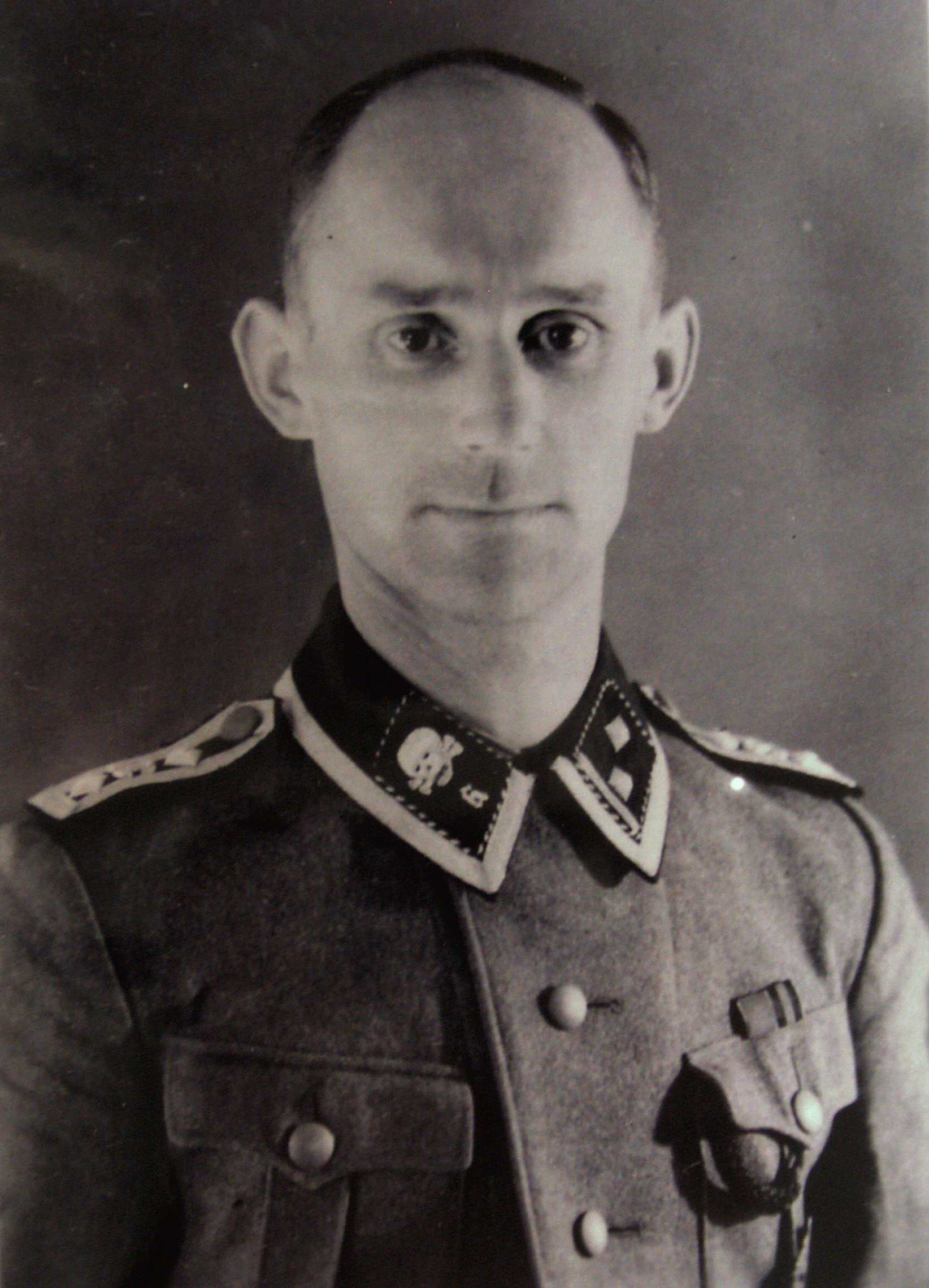 Der Lagerkommandant SS-Sturmscharfürer Friedrich Herrmann Helbig
